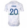 Maillot de Supporter France Kingsley Coman 20 Extérieur Coupe du Monde 2022 Pour Homme